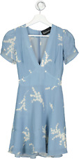 Réalisation Par The Luella Silk Mini Dress In Summer Loving Blue UK XXS for sale  Shipping to South Africa