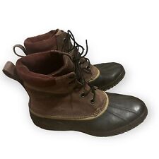 Used, Sorel Men's Brown Classic Rubber Duck Boots for sale  Shipping to South Africa