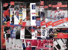 CALENDARIO DE BOLSILLO Y ESTANTE DE EXHIBICIÓN DE HOCKEY MONTREAL CANADIENSES MOLSON NHL VER LISTA segunda mano  Embacar hacia Argentina