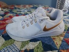 Zapatos de voleibol Nike Air Zoom Hyperace 2 SE oro blanco DM8199-170 para mujer talla 8 segunda mano  Embacar hacia Argentina