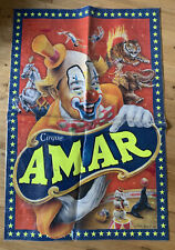 Affiche originale cirque d'occasion  Villemomble