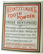 Antique tooth powder for sale  Standish