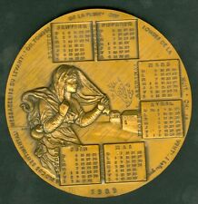 Medaille table calendrier d'occasion  Nîmes