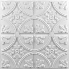 Usado, Azulejos de techo 2x2, panel de techo pegamentoso, elegante estilo clásico en blanco segunda mano  Embacar hacia Mexico