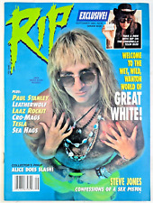 Usado, Revista RIP setembro 1989 Great White, KISS, Tesla, Extreme, Cinderela, Queen comprar usado  Enviando para Brazil