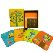 Used, Papyrus 20 Blank Note Cards Owls Birds Envelopes Gold Seals Boxed for sale  Shipping to South Africa