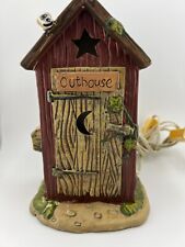 outhouse ceramic night light for sale  Marshall