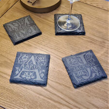 Personalised slate coaster for sale  COLCHESTER