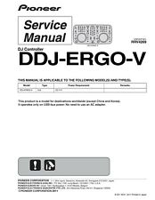 Used, Service Manual Guide for Pioneer DDJ-ERGO-V  for sale  Shipping to South Africa