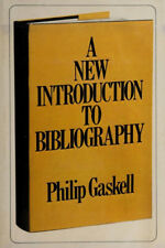 A New Introduction to Bibliography Hardcover Philip Gaskell na sprzedaż  Wysyłka do Poland