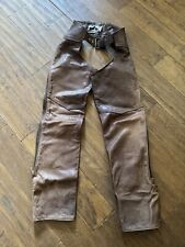 Brown leather chaps for sale  DONCASTER