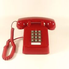 Teléfono de escritorio Cetis con cable pulsador rojo modelo 2510D segunda mano  Embacar hacia Mexico