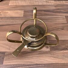 Vintage Spring Swiss Made brass sterno / fondue / burner / damper & rack for sale  Shipping to South Africa