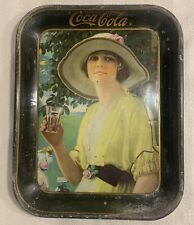 Bandeja "Golfer Girl" Coca Cola 1920 Vintage/Original - ¡Tamaño Raro! VER NOTAS segunda mano  Embacar hacia Argentina