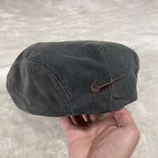 De Colección Nike Gorra de Golf Sombrero Newsboy Gris Marrón XL Caxista Rara Sarga Cuero Swoosh segunda mano  Embacar hacia Argentina