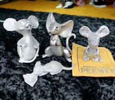 Hudson pewter mice for sale  Cheltenham