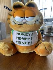 Used, Vintage Garfield Soft Toy Money Bank Piggy Bank ‘Money Money Money’ 1981 Rare for sale  Shipping to South Africa
