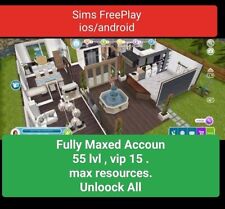 Sims Freeplay - iOS / android | all unlocked VIP 15 UNLOOCK ALL. Resources for sale  Shipping to South Africa