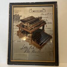 Wooden typewriter plaque for sale  Utica