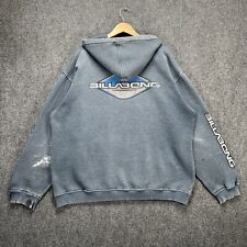 Vintage Billabong Hoodie Mens XL Navy 90s Skate Surf Tribal Faded for sale  Shipping to South Africa