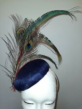 Peacock fascinator red for sale  GOOLE