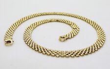18CT BLOCK PATTERN CHAIN POLISHED 28G OF 18 ct GOLD for sale  Shipping to South Africa