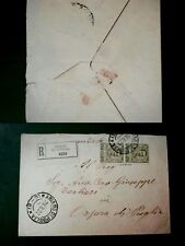Interessante storia postale usato  Viareggio