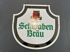 Emailschild schwabenbräu gro� gebraucht kaufen  Gaggenau