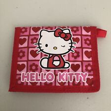 Billetera Plegable Hello Kitty Sanrio 2005 4,5"" De Colección Corazones Rosa Flores Leer** segunda mano  Embacar hacia Argentina