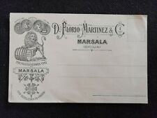Cartolina marsala florio usato  Italia