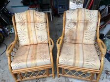 Pair bamboo chairs for sale  BRAINTREE