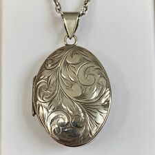 large silver locket for sale  BRIDGWATER