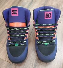 Used, DC Shoes Woman's Rebound High Top Multicolor Hi Top Skateboard Sneakers Size 10 for sale  Shipping to South Africa