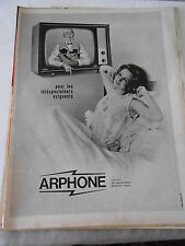 Publicite 1964 arphone d'occasion  La Verpillière