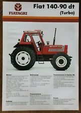prospectus brochure tracteur Fiat 140-90 dt prospetto prospekt tractor trattore comprar usado  Enviando para Brazil
