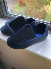 Navy bootie slipper for sale  HITCHIN