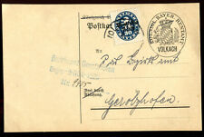 Bayern dienstkarte 1920 gebraucht kaufen  Nürnberg