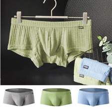 Roupa íntima masculina sexy respirável cuecas boxer shorts bolsa bojo cueca macia, usado comprar usado  Enviando para Brazil