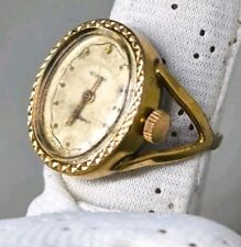 Anillo de reloj para mujer Chaika AU dorado soviético URSS Chaica vintage   segunda mano  Embacar hacia Argentina