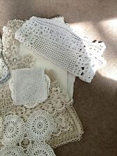 Bundle handmade lace for sale  LEIGHTON BUZZARD