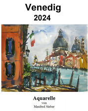 Aquarellkalender 2024 venedig gebraucht kaufen  München