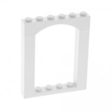 1x Lego Cancello Arco Pietra 1x6x6 Bianco Porta Finestra Telaio Set 6435 6464 usato  Spedire a Italy