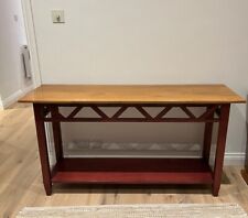 Real wood console for sale  LONDON