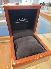 Rotary WOODEN Watch Box, used for sale  Shipping to South Africa