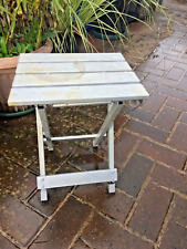 Aluminium Camping Picnic Camp Gear Folding Stool/Side Table for sale  Shipping to South Africa