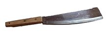 Vintage VERNCO High Carbon Stainless Steel Kitchen Knife Japan Wood Handle  for sale  Shipping to South Africa