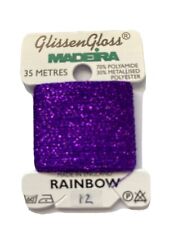 Usado, Madeira Glissen Gloss fio metálico arco-íris violeta roxo 35m comprar usado  Enviando para Brazil