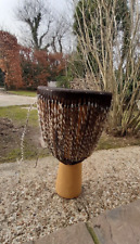 Vintage Traditional Djembe Large 18.5 Inch African Drum Lovely Deep Tone! for sale  Shipping to South Africa