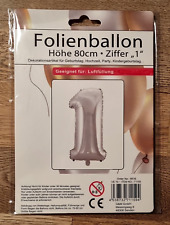 Folienballon zahl ziffer gebraucht kaufen  Itzstedt, Oering, Seth