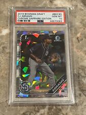 2019 Bowman Chrome CJ Abrams Sapphire PSA 10 QTY AVL for sale  Shipping to South Africa